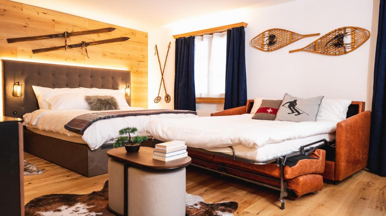 Wunderstay Alpine 3 Chic Studio Central Location Klosters Exterior foto
